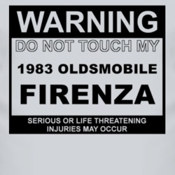 Warning Do Not Touch My 1983 Oldsmobile Firenza Funny Car T Shirt
