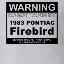 Warning Do Not Touch My 1983 Pontiac Firebird Funny Car T Shirt