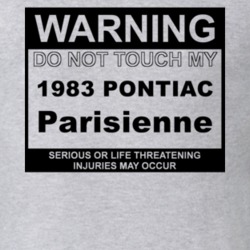 Warning Do Not Touch My 1983 Pontiac Parisienne Funny Car T Shirt