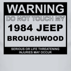 Warning Do Not Touch My 1984 Broughwood Funny Car T Shirt