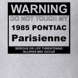 Warning Do Not Touch My 1985 Pontiac Parisienne Funny Car T Shirt