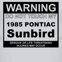 Warning Do Not Touch My 1985 Pontiac Sunbird Funny Car T Shirt