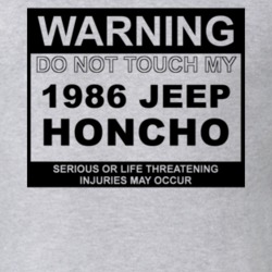 Warning Do Not Touch My 1986 Honcho Funny Car T Shirt