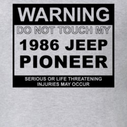 Warning Do Not Touch My 1986 Pioneer Funny Car T Shirt