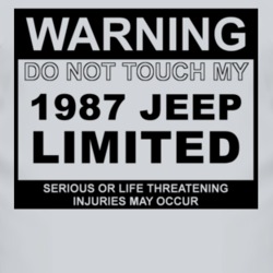 Warning Do Not Touch My 1987 Limited Funny Car T Shirt