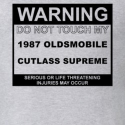 Warning Do Not Touch My 1987 Oldsmobile Cutlass Supreme Funny Car T Sh