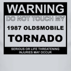 Warning Do Not Touch My 1987 Oldsmobile Tornado Funny Car T Shirt