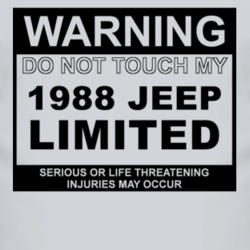 Warning Do Not Touch My 1988 Limited Funny Car T Shirt