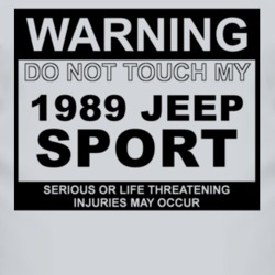 Warning Do Not Touch My 1989 Sport Funny Car T Shirt