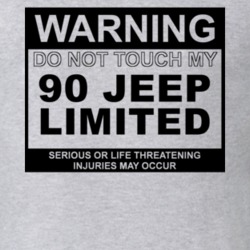 Warning Do Not Touch My 1990 Limited Funny Car T Shirt