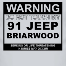 Warning Do Not Touch My 1991 Briarwood Funny Car T Shirt