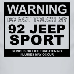 Warning Do Not Touch My 1992 Sport Funny Car T Shirt