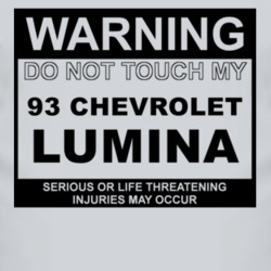Warning Do Not Touch My 1993 Chevy Lumina Funny Car T Shirt