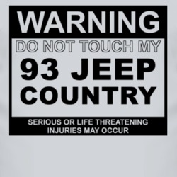Warning Do Not Touch My 1993 Country Funny Car T Shirt