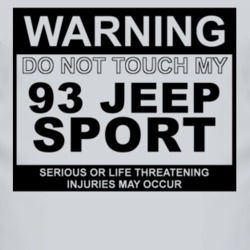 Warning Do Not Touch My 1993 Sport Funny Car T Shirt