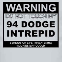 Warning Do Not Touch My 1994 Dodge Intrepid Funny Car T Shirt