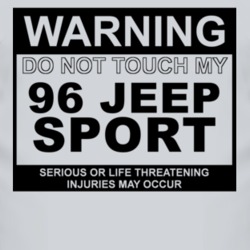 Warning Do Not Touch My 1996 Sport Funny Car T Shirt