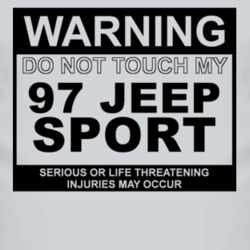 Warning Do Not Touch My 1997 Sport Funny Car T Shirt