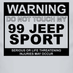 Warning Do Not Touch My 1999 Sport Funny Car T Shirt