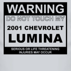 Warning Do Not Touch My 2001 Chevy Lumina Funny Car T Shirt