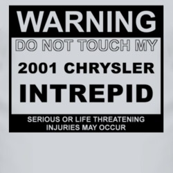 Warning Do Not Touch My 2001 Chrysler Intrepid Funny Car T Shirt