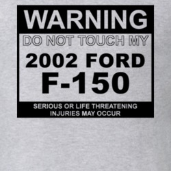Warning Do Not Touch My 2002 F-150 Funny Car T Shirt