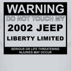 Warning Do Not Touch My 2002 Liberty Limited Funny Car T Shirt