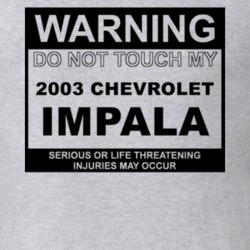 Warning Do Not Touch My 2003 Chevy Impala Funny Car T Shirt