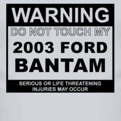 Warning Do Not Touch My 2003 Bantam Funny Car T Shirt