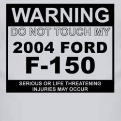 Warning Do Not Touch My 2004 F-150 Funny Car T Shirt