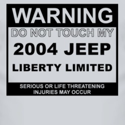 Warning Do Not Touch My 2004 Liberty Limited Funny Car T Shirt