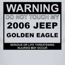 Warning Do Not Touch My 2006 Golden Eagle Funny Car T Shirt