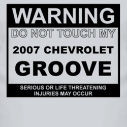 Warning Do Not Touch My 2007 Chevy Groove Funny Car T Shirt