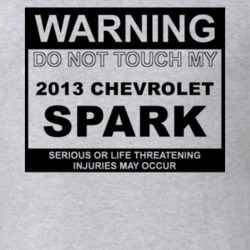 Warning Do Not Touch My 2013 Chevy Spark Funny Car T Shirt