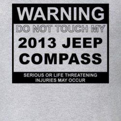 Warning Do Not Touch My 2013 Compass Funny Car T Shirt