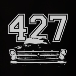 1966  FAIRLANE Grill White Graphic Engine Size T Shirt