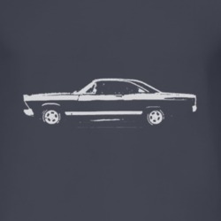 1966  FAIRLANE Side White Graphic T Shirt