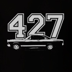 1966  FAIRLANE Side White Graphic Engine Size T Shirt
