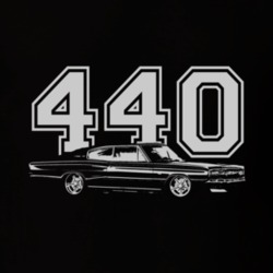 1967 DODGE CHARGER Side White Graphic Engine Size T Shirt