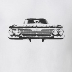 1961 CHEVY IMPALA SS Grill Black Graphic T Shirt