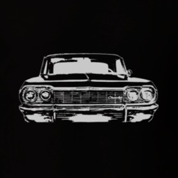 1964 CHEVY IMPALA SS White Graphic T Shirt