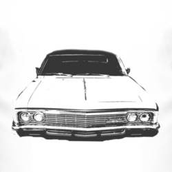 1966 CHEVY CAPRICE Grill Black Graphic T Shirt