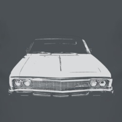 1966 CHEVY CAPRICE Grill White Graphic T Shirt