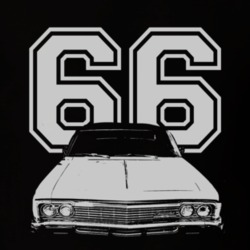 1966 CHEVY CAPRICE Grill White Graphic Year T Shirt