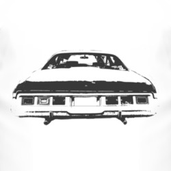 1967 CHEVY CAPRICE Rear Black Graphic T Shirt