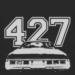 1967 CHEVY CAPRICE_Rear White Graphic Engine Size T Shirt