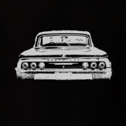 1966 CHEVY IMPALA SS Rear White Graphic T Shirt