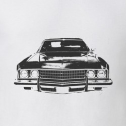 1973 CHEVY CAPRICE Grill Black Graphic  T Shirt