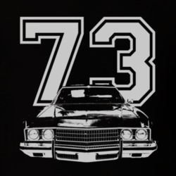 1973 CHEVY CAPRICE Grill White Graphic Year T Shirt