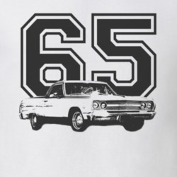 1965 CHEVROLET EL CAMINO SS Side Black Graphic Year T Shirt